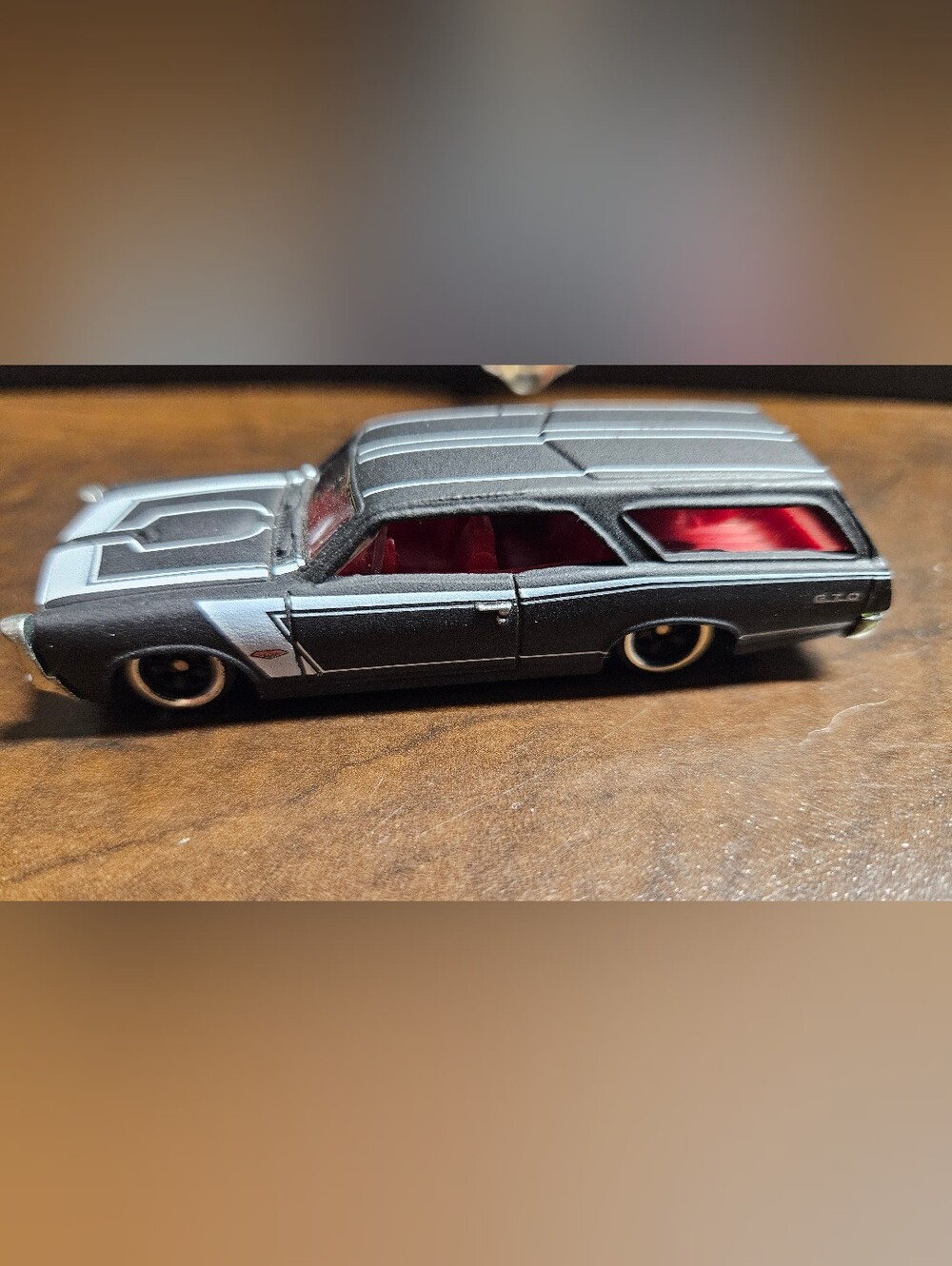 Matte Black HW Custom '66 GTO Wagon Hot Wagons series